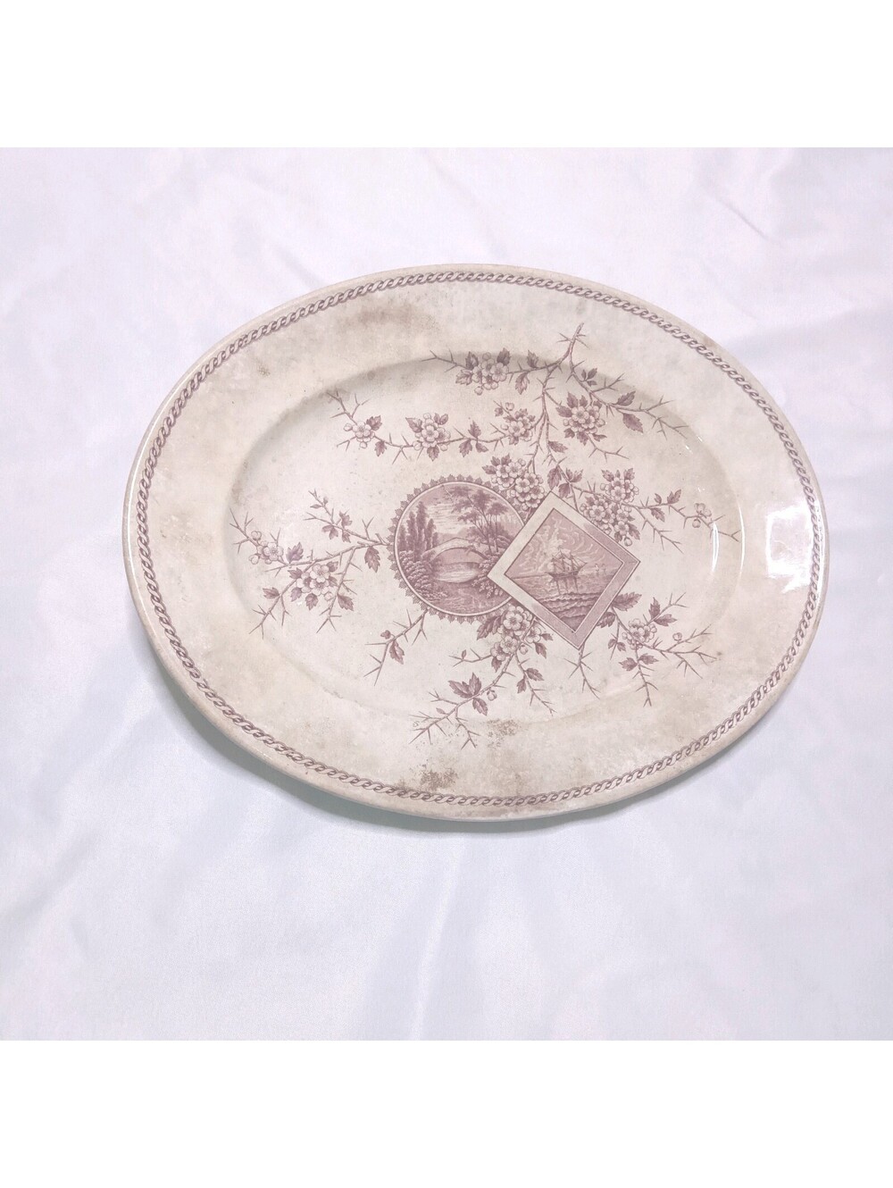 A Victorian Meat Platter stamped Baltimore